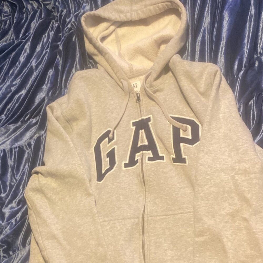 Men's Gap Hoodie, Grey Size L